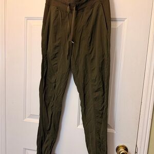 Dance studio joggers olive green
